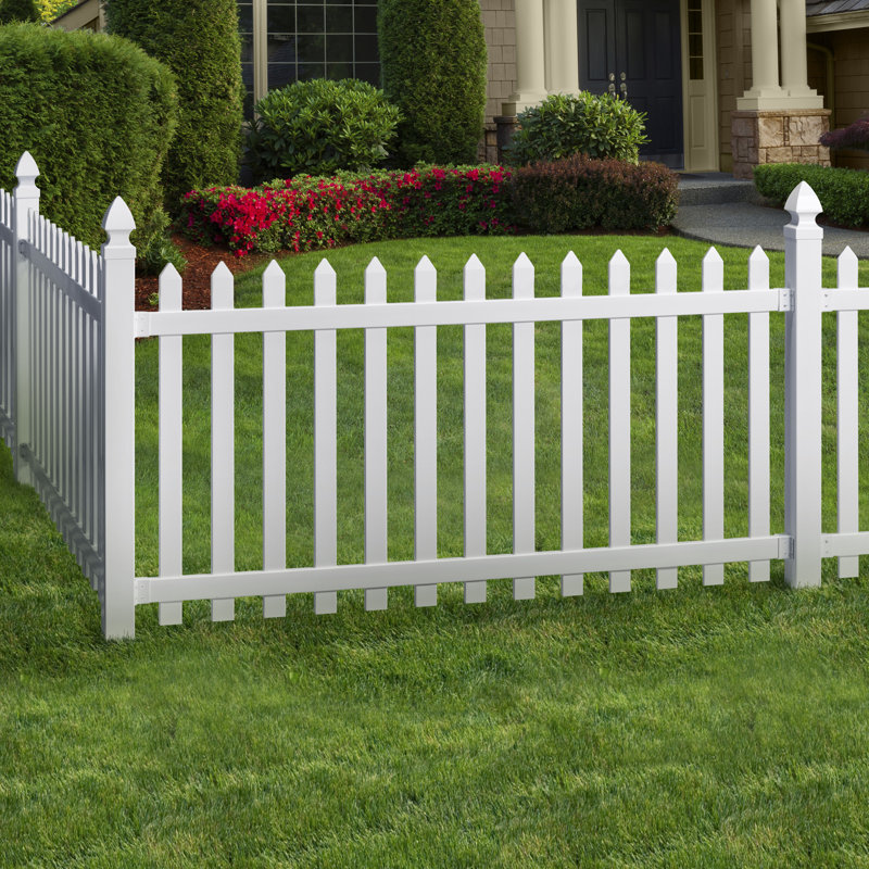 Outdoor Essentials 4 in. x 4 in. x 72 in. White Vinyl Fence Post Wayfair